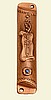 "Grafted In" Mezuzah, in pewter or copper
