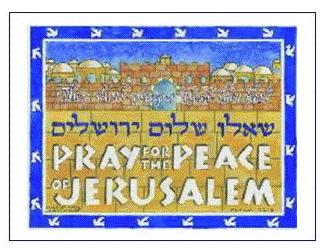 Pray for the Peace of Jerusalem II